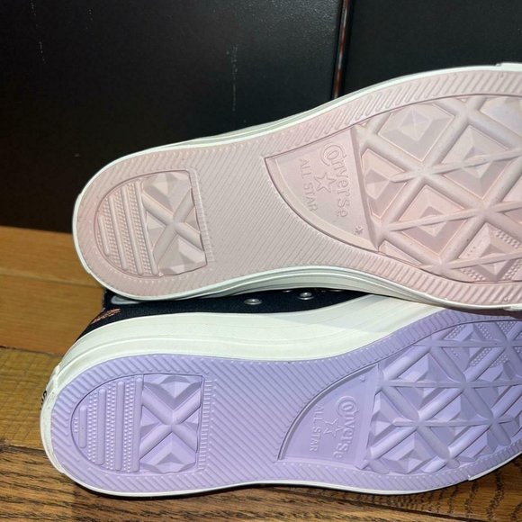 New Womens Converse Chuck Taylor All Star Hi Things To Grow Black Floral A01585C - Picture 3 of 4